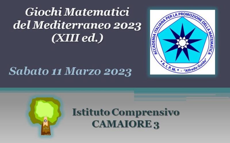 GIOCHI MATEMATICI DEL MEDITERRANEO 2022-2023