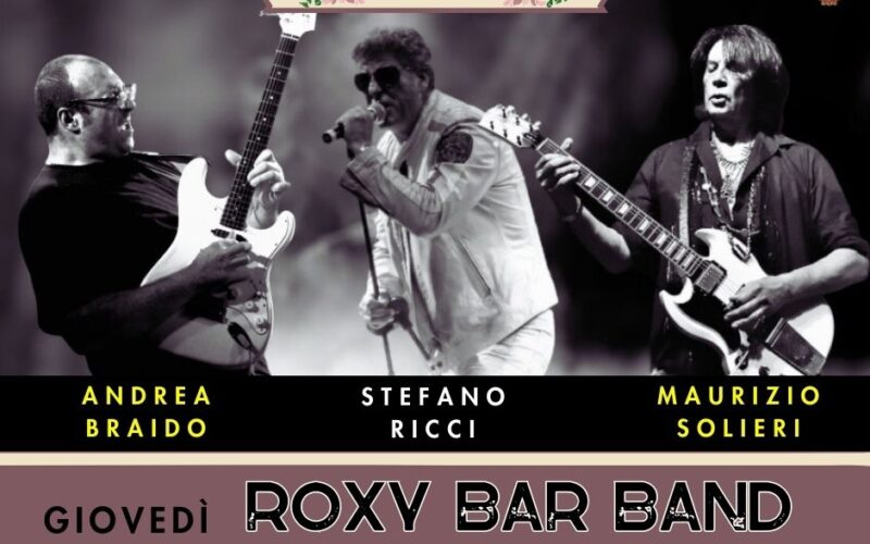 Aspettando Camaiore d’Altri Tempi: giovedì 10 agosto la Roxy Bar Band con guest star Maurizio Solieri e Andrea Braido