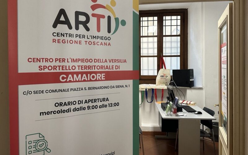 Centri per l’impiego, inaugurato il nuovo sportello Arti a Camaiore