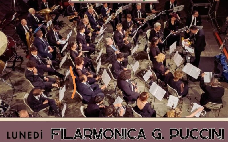 Camaiore d’Altri Tempi – Follie di Ferragosto: lunedì 14 agosto la Filarmonica G. Puccini in concerto