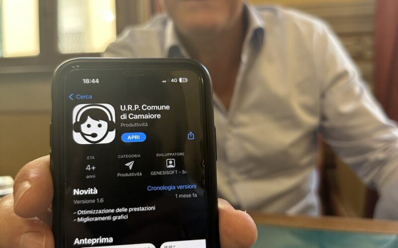 Nasce l’app dell’URP del Comune di Camaiore: segnalazioni e richieste di intervento comodamente da smartphone