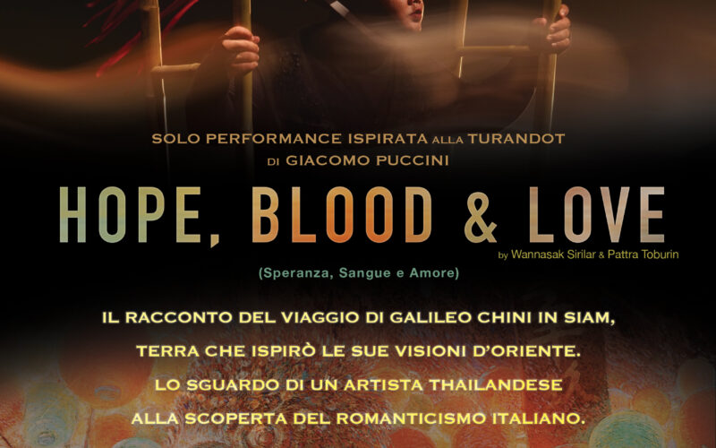 “Hope, Blood & Love”: sabato 9 settembre all’Olivo lo spettacolo thailandese in omaggio a Puccini e Galileo Chini