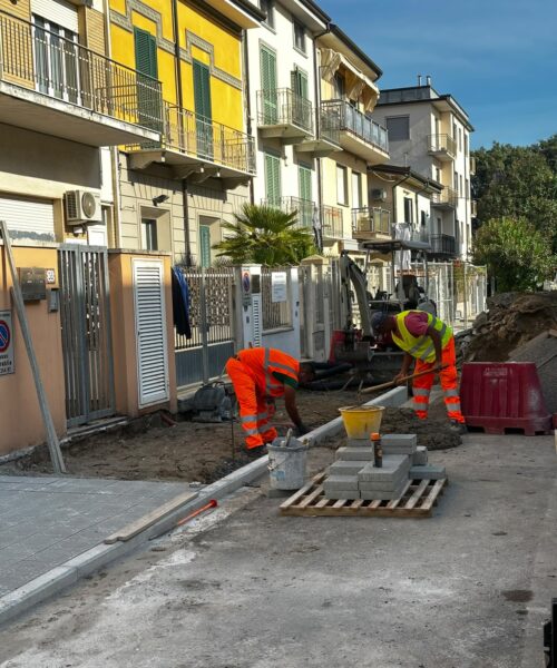 Lido di Camaiore, partita la riqualificazione di Via Papini 